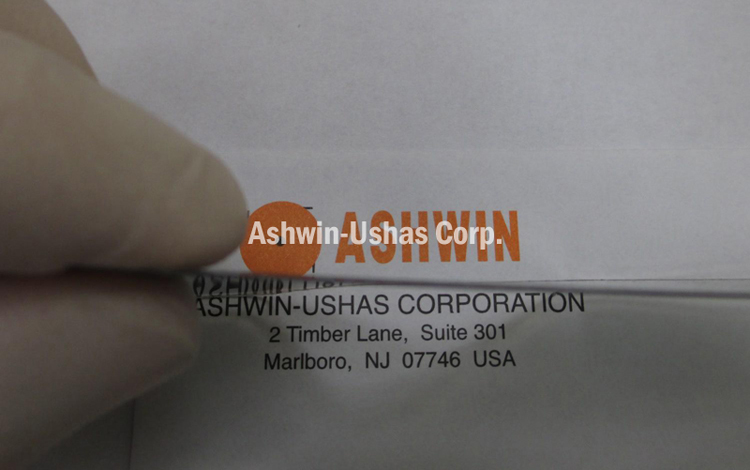 Example of exceptional flexibility, durability and thinness of electrochromic lens.